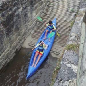 Descenso del Sella excursión con profesores nativos