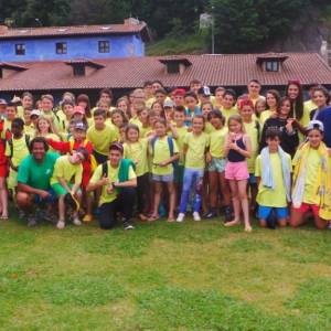 Descenso del Sella excursión con profesores nativos