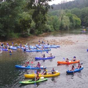 Descenso del Sella excursión con profesores nativos