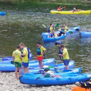 Descenso del Sella excursión con profesores nativos