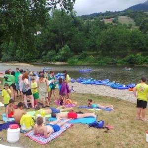 Descenso del Sella excursión con profesores nativos