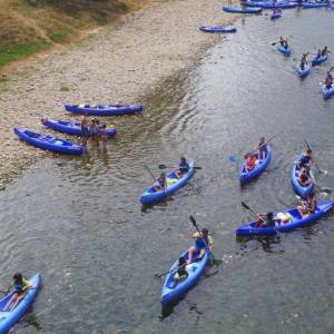 Descenso del Sella excursión con profesores nativos