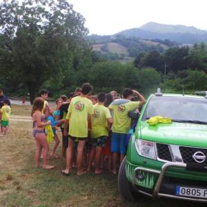 Descenso del Sella excursión con profesores nativos