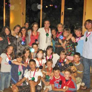 Fiesta de despedida del campamento