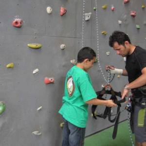 Escalada en rocódromo