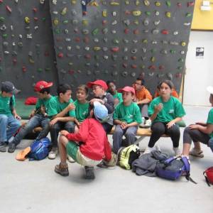 Escalada en rocódromo