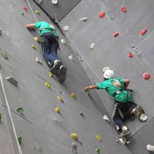 Escalada en rocódromo