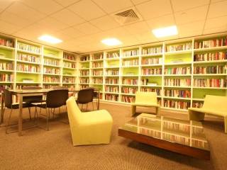 Biblioteca de la residencia en Nueva York