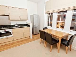 Cocina del apartamento de estudiante